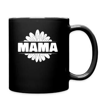 Gänseblume Mama Mutter Daisy Mom - Mug uni - noir - Droite