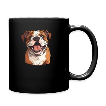 Bouledogue - Mug uni - noir - Droite