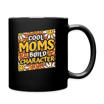 Mom Support Mom - Full Colour Mug - black - Right