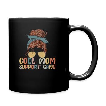 Maman Soutien Maman - Mug uni - noir - Droite
