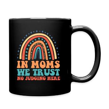 Maman Soutien Maman - Mug uni - noir - Droite