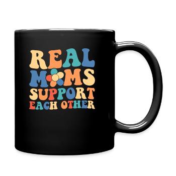 Maman Soutien Maman - Mug uni - noir - Droite