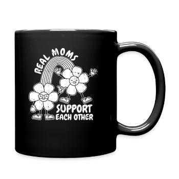 Maman Soutien Maman - Mug uni - noir - Droite