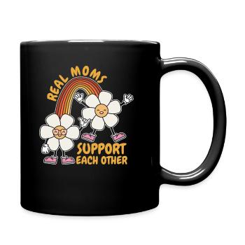Maman Soutien Maman - Mug uni - noir - Droite