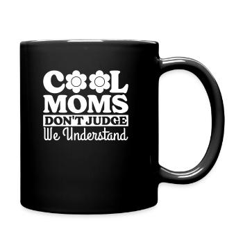 Maman Soutien Maman - Mug uni - noir - Droite