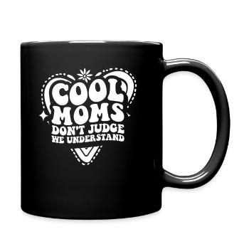 Maman Soutien à la maman - Mug uni - noir - Droite