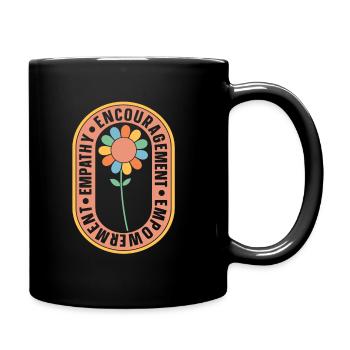 Maman Soutien à la maman - Mug uni - noir - Droite