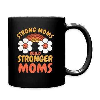 Maman Soutien à la maman - Mug uni - noir - Droite