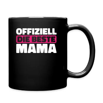 Mama Mutter Best Mom - Full Colour Mug - black - Right