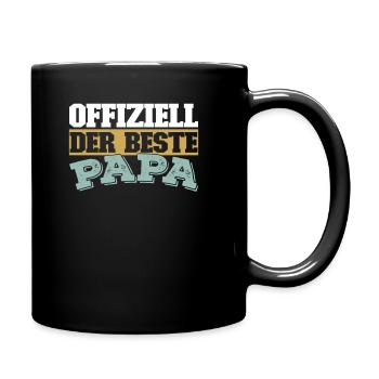 Vater Papa Meilleur Papa - Mug uni - noir - Droite