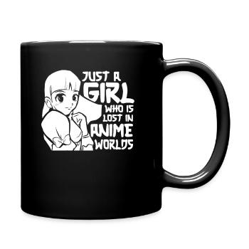 Anime Manga Anime Fille - Mug uni - noir - Droite