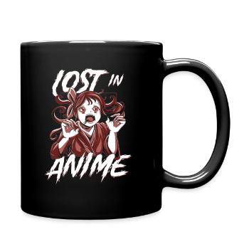 Anime Manga Anime Fille - Mug uni - noir - Droite