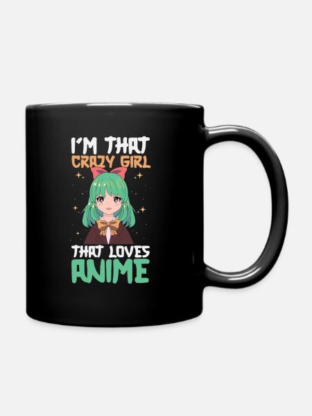 Anime Manga Anime Fille - Mug uni - noir