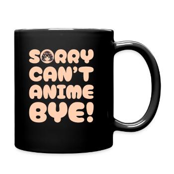 Anime Manga Anime Fille - Mug uni - noir - Droite