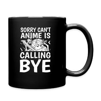 Anime Manga Anime Fille - Mug uni - noir - Droite