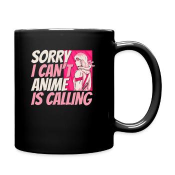 Anime Manga Anime Fille - Mug uni - noir - Droite