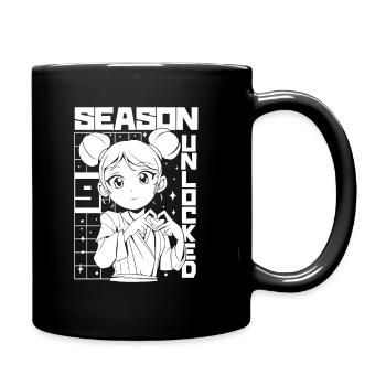 Anime Manga Anime Geburtstagskind - Tasse einfarbig - Schwarz - Rechts