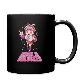 Anime Manga Anime Birthday Girl - Full Colour Mug - black - Right