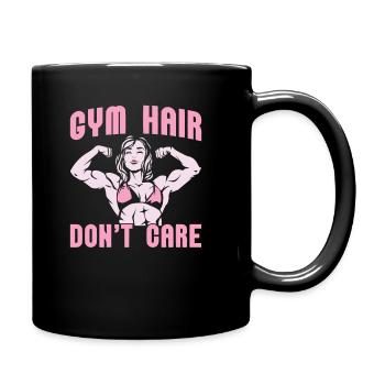 Haltérophilie Haltérophilie Cheveux - Mug uni - noir - Droite