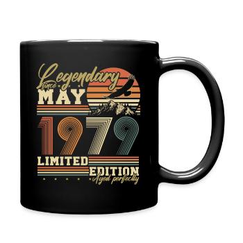 Mai 1979 Vintage né cadeau d’anniversaire - Mug uni - noir - Droite