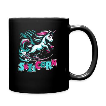 Ski Après-Ski Unicorn Skiicorn - Mug uni - noir - Droite