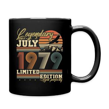Juillet 1979 Vintage né cadeau d’anniversaire - Mug uni - noir - Droite