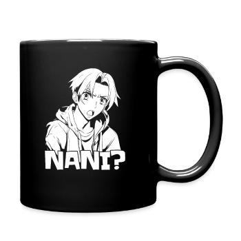 Anime Manga Nani Anime - Tasse einfarbig - Schwarz - Rechts