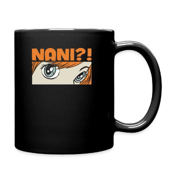 Anime Manga Nani Anime - Tasse einfarbig - Schwarz - Rechts