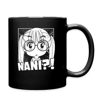 Anime Manga Nani Anime - Tasse einfarbig - Schwarz - Rechts