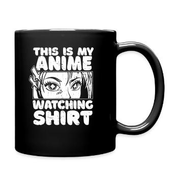 Anime Manga - Tasse einfarbig - Schwarz - Rechts