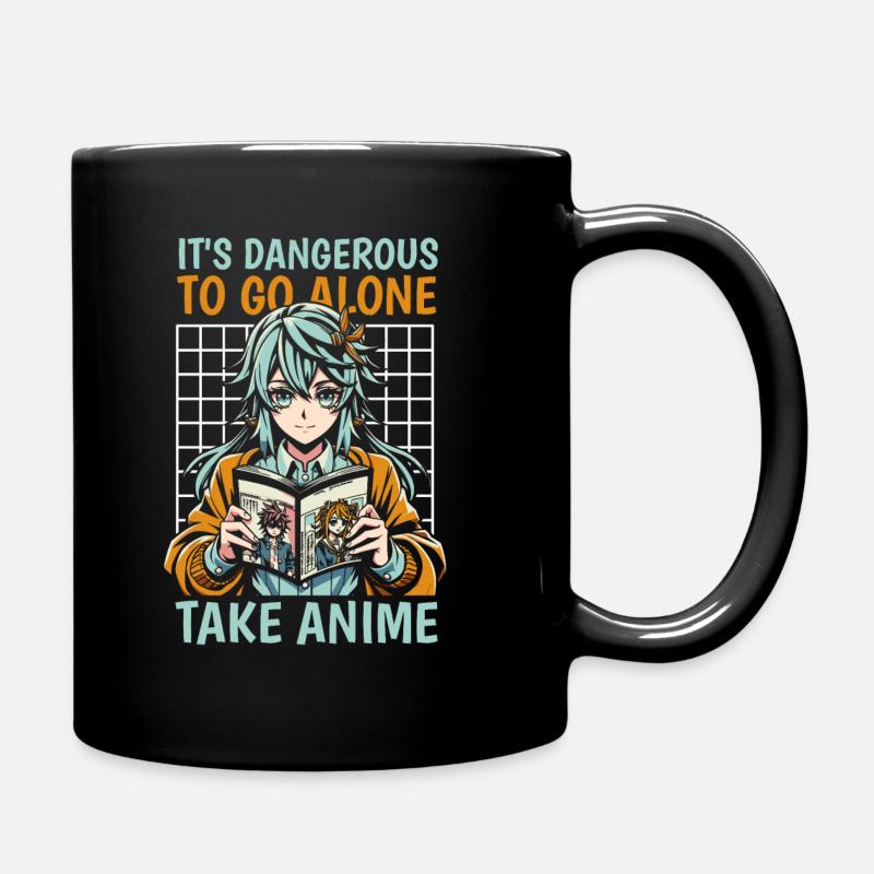 Anime Manga Manga - Tasse einfarbig - Schwarz
