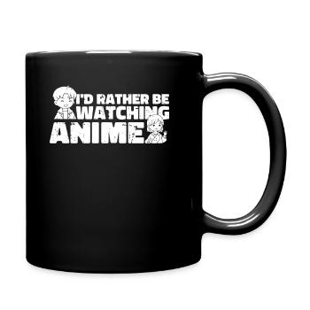 Anime Manga - Tasse einfarbig - Schwarz - Rechts