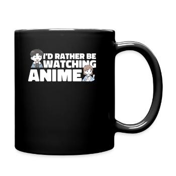Anime Manga - Tasse einfarbig - Schwarz - Rechts