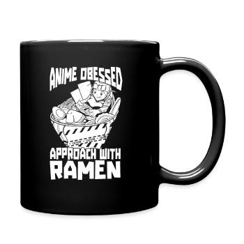 Anime Manga Ramen Bowl - Full Colour Mug - black - Right