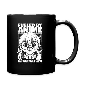 Anime Manga - Tasse einfarbig - Schwarz - Rechts