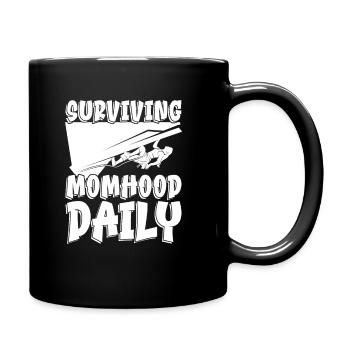 Mom Mom Climbing Climbing Maternity - Full Colour Mug - black - Right