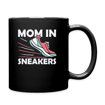 Mom Mom Running Shoes - Full Colour Mug - black - Right