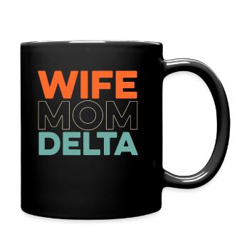 Schwesternschaft Soroitas Delta Mama - Tasse einfarbig - Schwarz - Rechts