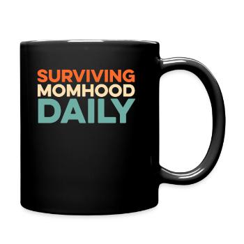 Mom Mom - Full Colour Mug - black - Right