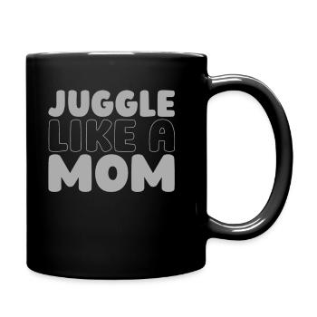 Maman Maman Jonglerie - Mug uni - noir - Droite