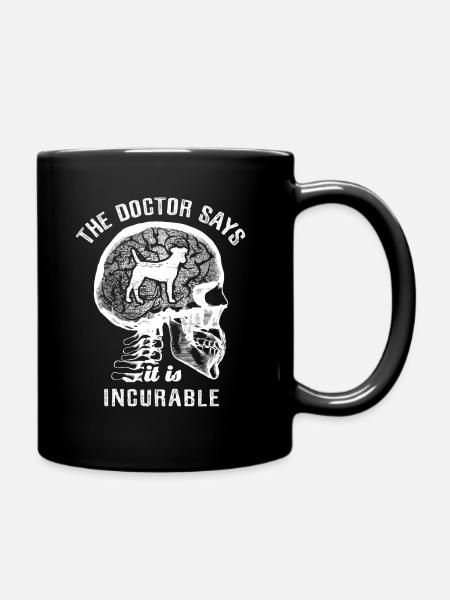 Le médecin dit que c’est incurable - Jack Russell - Mug uni - noir