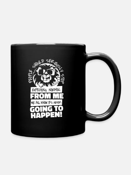 Lion - Mug uni - noir