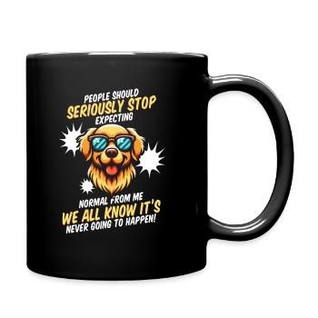 Golden Retriever - Full Colour Mug - black - Right