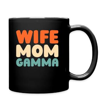 Sorority Soroitas Gamma Mama - Full Colour Mug - black - Right