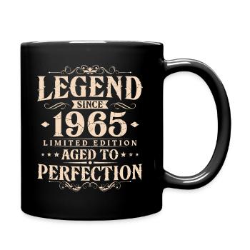 Légende depuis 1965 Vintage Born Anniversaire - Mug uni - noir - Droite