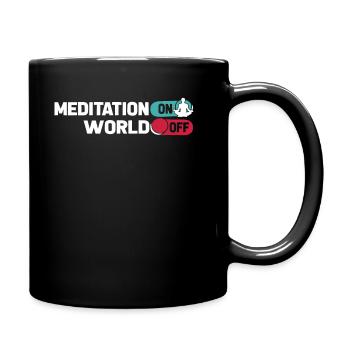 Méditation Méditation Méditation Sur le Monde Hors Monde - Mug uni - noir - Droite