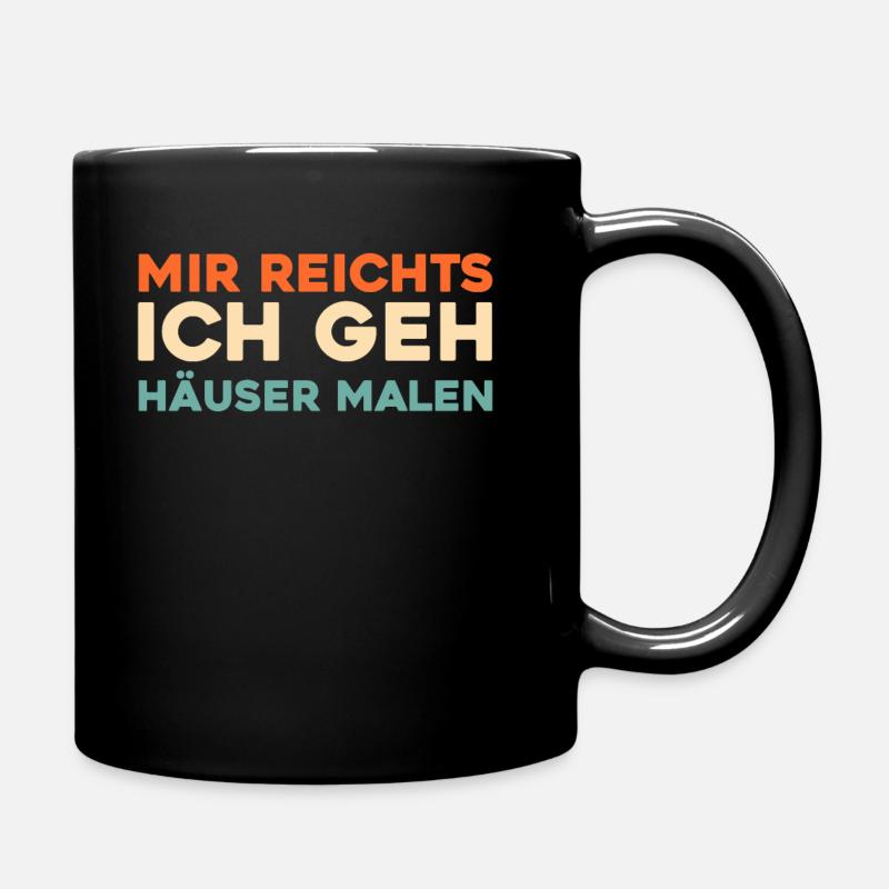 Architekt Architektur - Tasse einfarbig - Schwarz