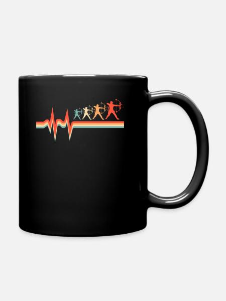 Tir à l’arc Tir à l’arc Tir à l’arc - Mug uni - noir