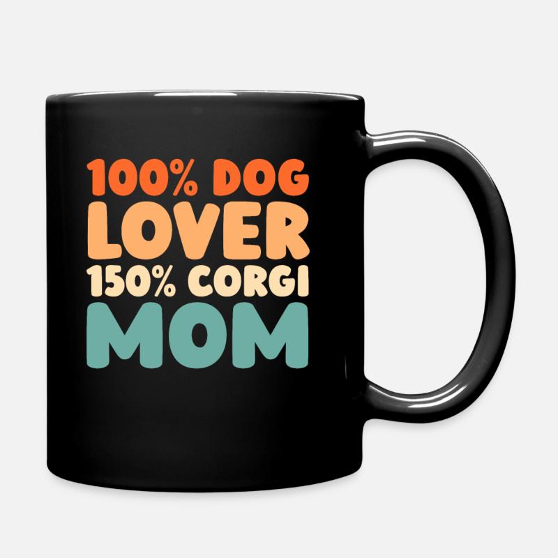 Corgi - Mug uni - noir