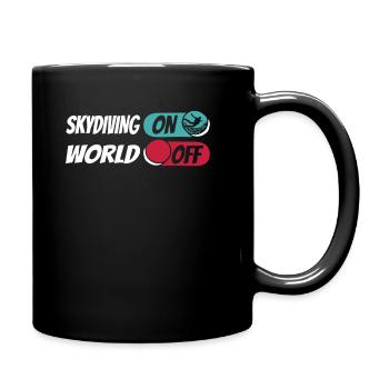 Skydiving - Full Colour Mug - black - Right